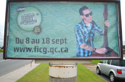 Affiche dans les rues photo Serge Beyer