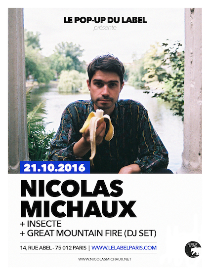 Nicolas Michaux au Pop Up du Label