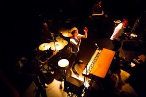 Florent Marchet, DJ Zebra et le Courchevel Orchestra - Photo : Marylène Eytier