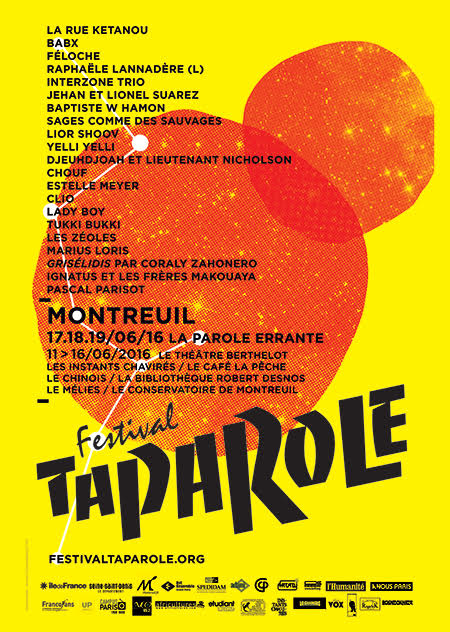 FESTIVAL TAPAROLE : 11 au 19 JUIN - Longueur d'Ondes