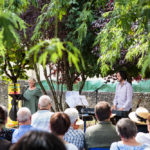 Festival Chansons & Mots d'Amou - Lectures de Marie-Christine Barrault accompagnée par Simon Dalmais - © Marylène Eytier - Longueur d'Ondes