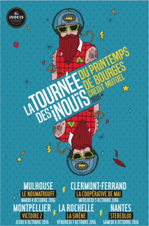 La tournée des Inouïs du Printemps de Bourges 2016