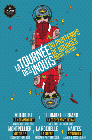 La tournée des Inouïs du Printemps de Bourges 2016 La tournée des Inouïs du Printemps de Bourges 2016