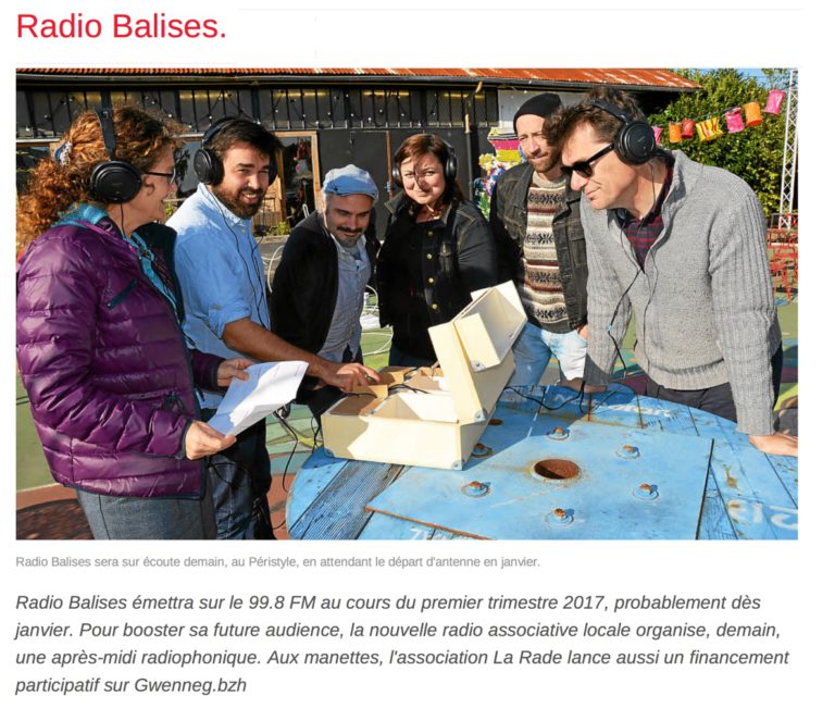 Radio Balises sur Gwenneg - Longueur d'Ondes