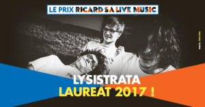 Laureat du Prix RLM 2017 Lysistrata sur Longueur d'Ondes