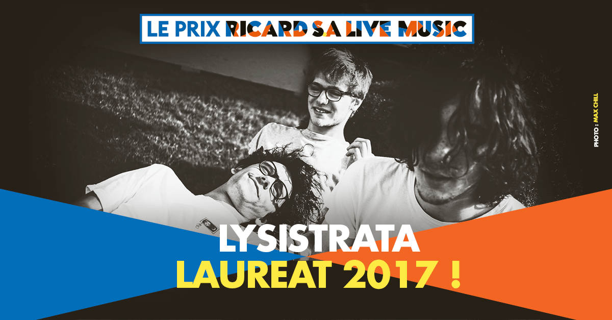 Laureat du Prix RLM 2017 Lysistrata sur Longueur d'Ondes
