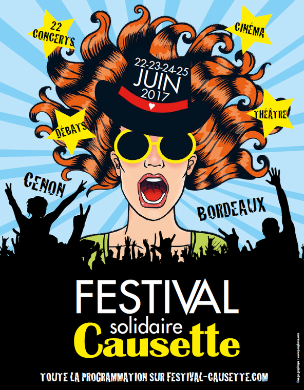 Programmation du Festival Causette (33) sur Longueur d'Ondes