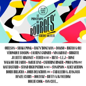 Affiche printemps de bourges 2018 jeu concours