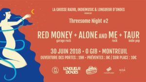 Threesome Night #2 : Red Money, Alone and Me, Taur