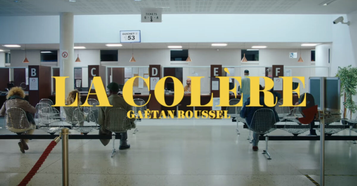 Gaëtan Roussel, son clip La colère sur Longueur d'Ondes