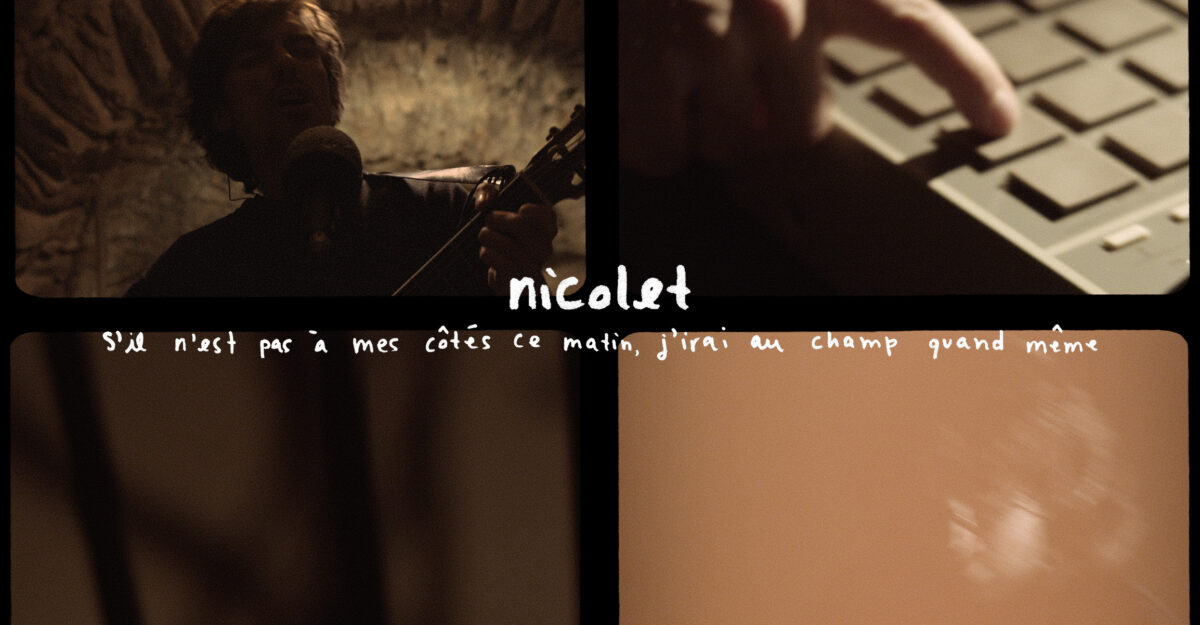 Nicolet, son clip “S’il n’est pas à mes côtés ce matin, j’irai au champ quand même” en EXCLU LO