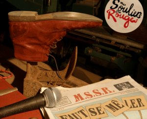 Mes souliers sont rouges, leur album Faut se mêler sur Longueur d'Ondes