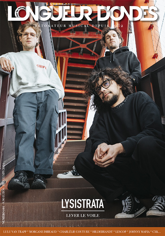 Couverture Longueur d'Ondes n°101 verso avec Lysistrata - Photo © Jessica Calvo