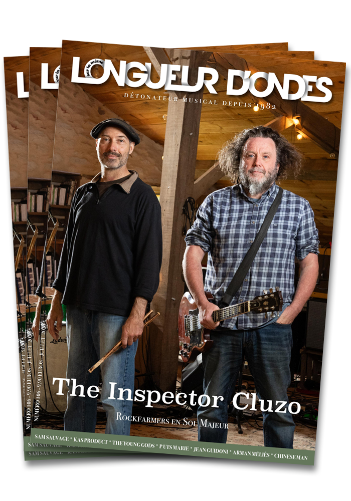 Couverture du N°106 du magazine Longueur d'Ondes en lot de 3 avec The Inspector Cluzo