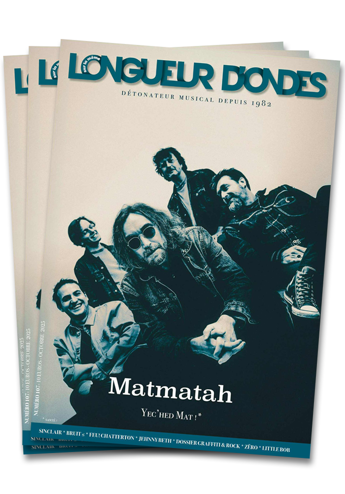 Lot de 3 magazines Longueur d'Ondes N°107 avec Matmatah